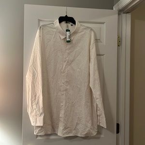 NWT 3XL Regular Mens Artefact Long sleeve button down shirt.
